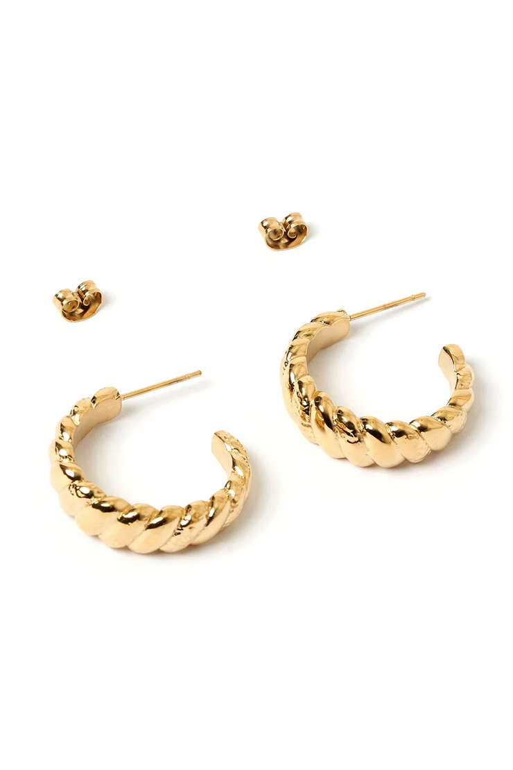 Arms Of Eve Tilly Hoop Earrings // Gold