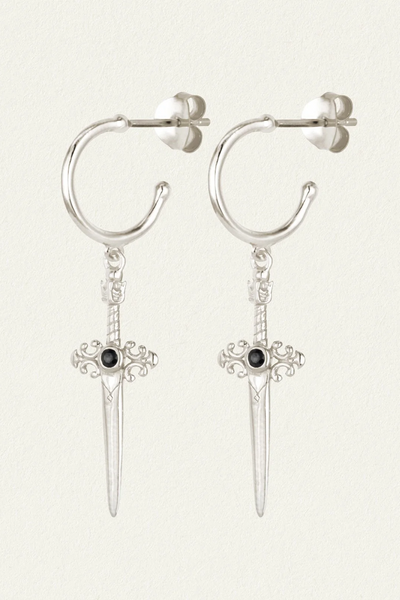 Temple Of The Sun Themis Earrings // Silver