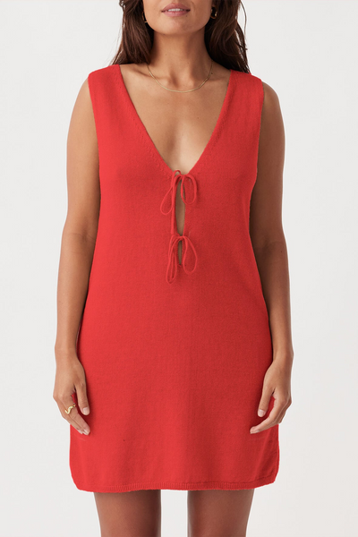 Arcaa Poppy Mini Dress // Hibiscus