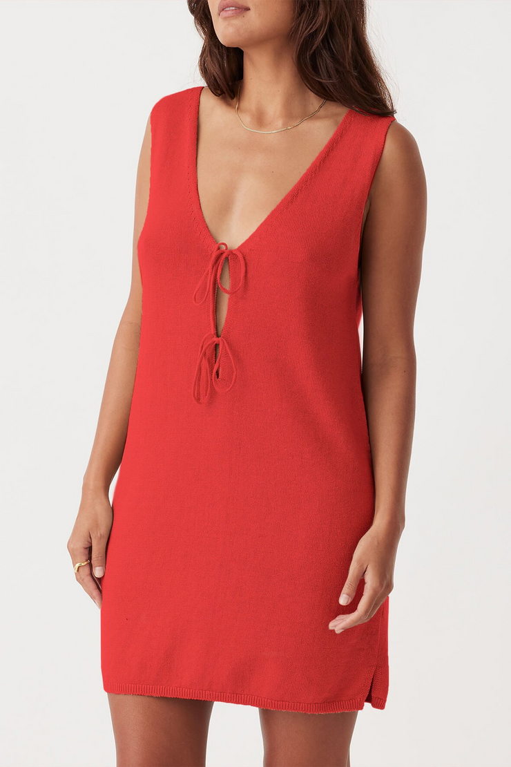 Arcaa Poppy Mini Dress // Hibiscus