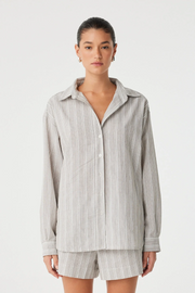 Arcaa Ines Shirt // Clay Stripe