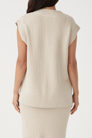 Arcaa Vera Organic Knit Vest // Sand