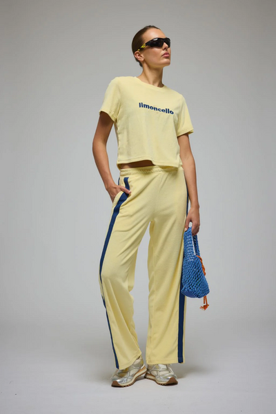 Araminta James Limoncello Terry Tee // Lemon Cream