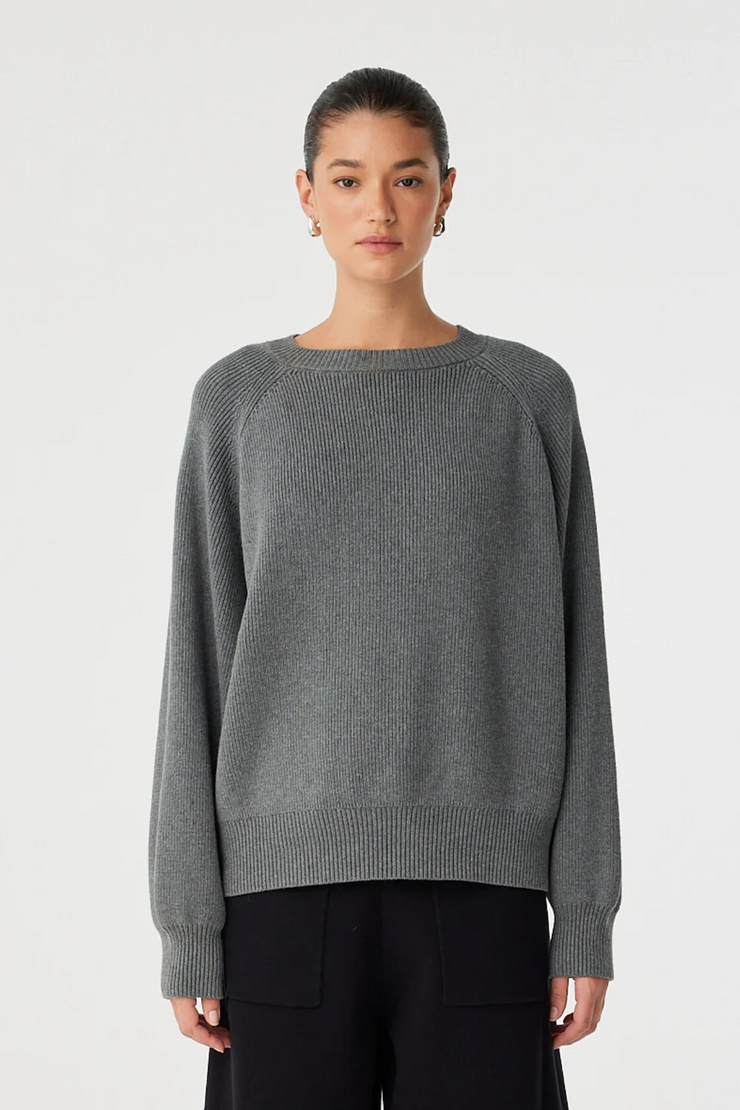 Arcaa Emery Sweater // Dark Grey Marle