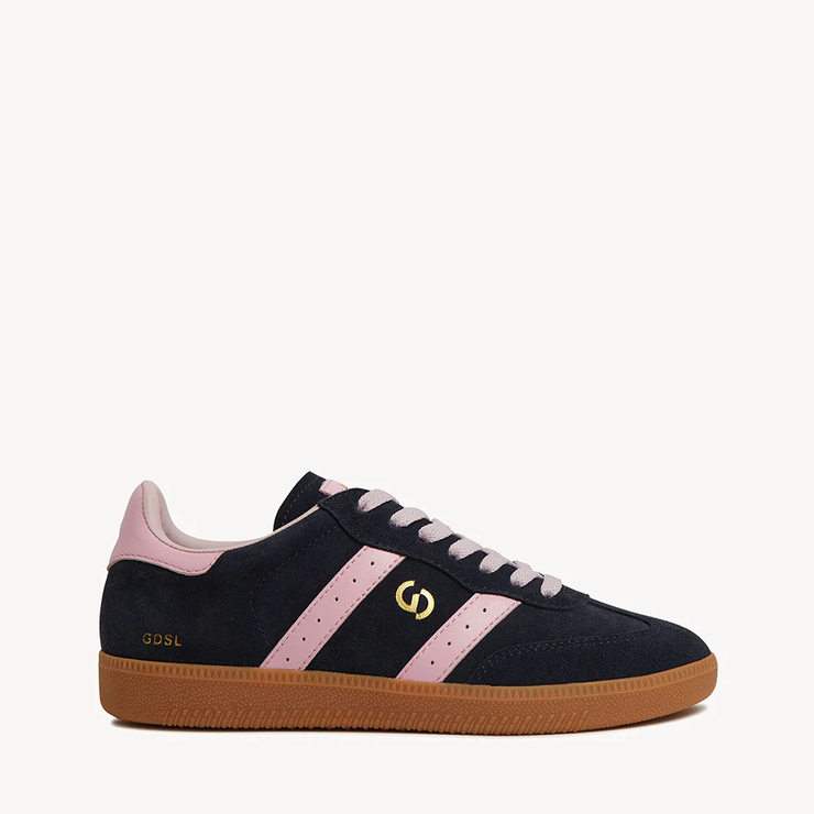 Goodsole 2001 Parellel // Navy Suede & Pink Leather