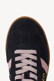 Goodsole 2001 Parellel // Navy Suede & Pink Leather