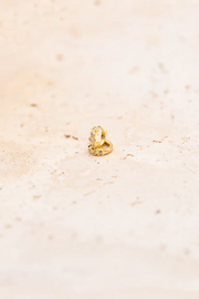 Love from Lilou Zoe Huggie Earrings // Gold