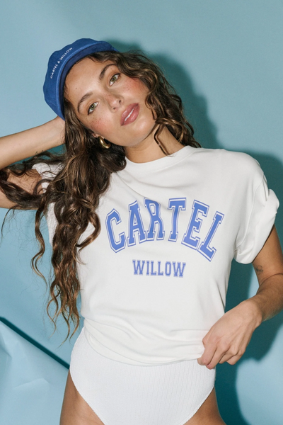 Cartel And Willow Sadie Tee // White Azure