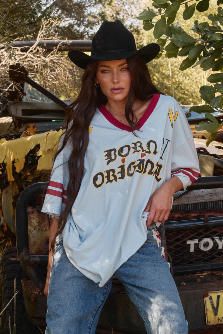 Sabbi The Very Oversized Born Original Tee // Sky