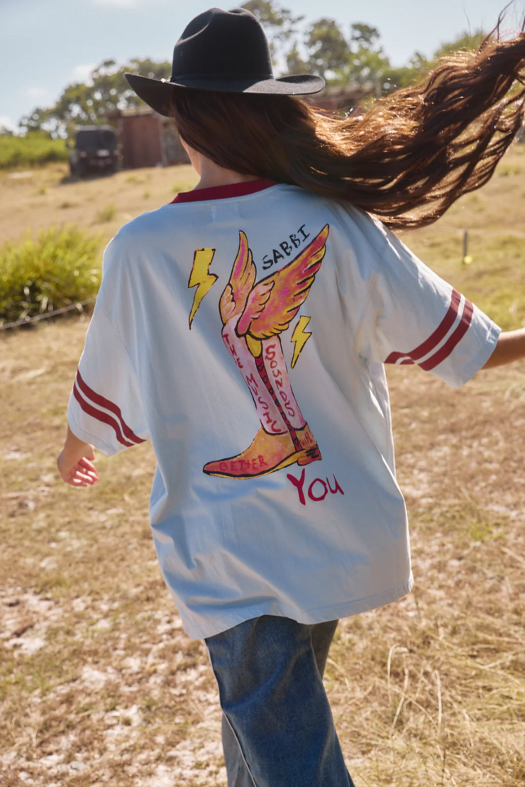 Sabbi The Very Oversized Born Original Tee // Sky