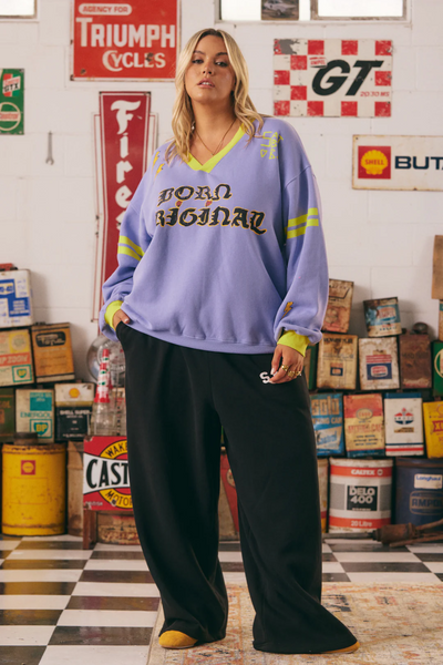 Sabbi The Born Original V Neck Diego Jumper // Lilac