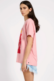 One Teaspoon Caribbean Boyfriend Tee // Pink