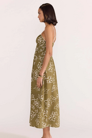 Staple The Label Ines Sundress // Green Floral