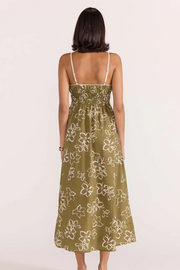 Staple The Label Ines Sundress // Green Floral