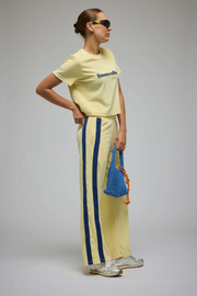 Araminta James Limoncello Terry Tee // Lemon Cream
