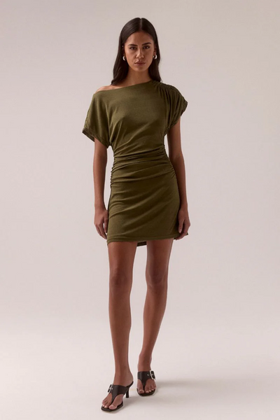 Sovere Rua Mini Dress // Olive