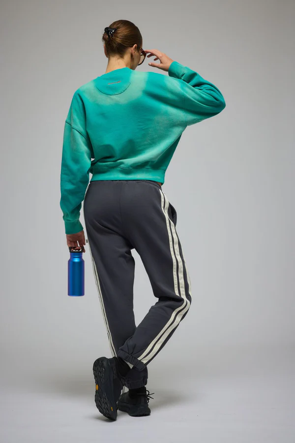 Araminta James Hotel Paris Sweatshirt // Washed Ocean Green