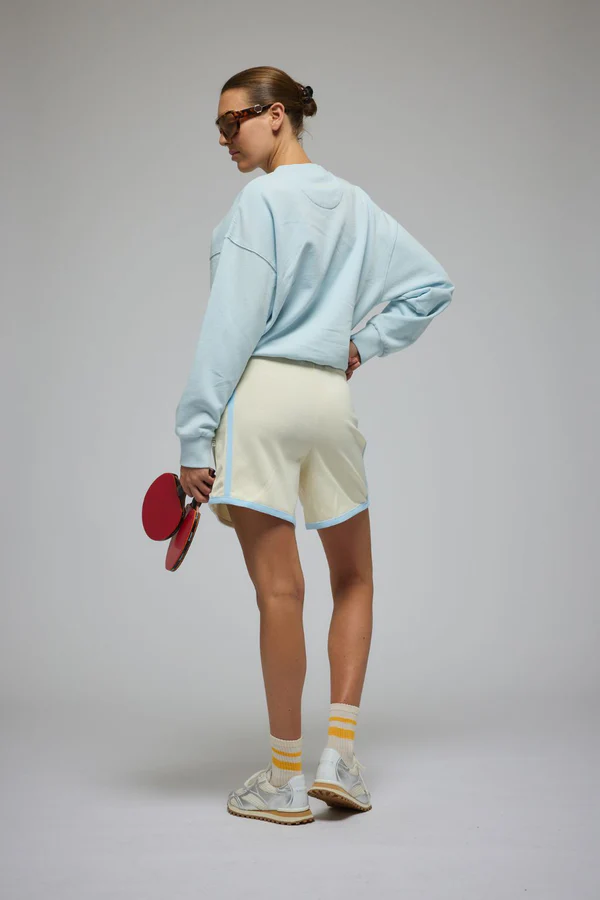 Araminta James Mi Scusi Sweatshirt // Washed Glacier