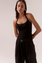 Sovere Demi Top // Black