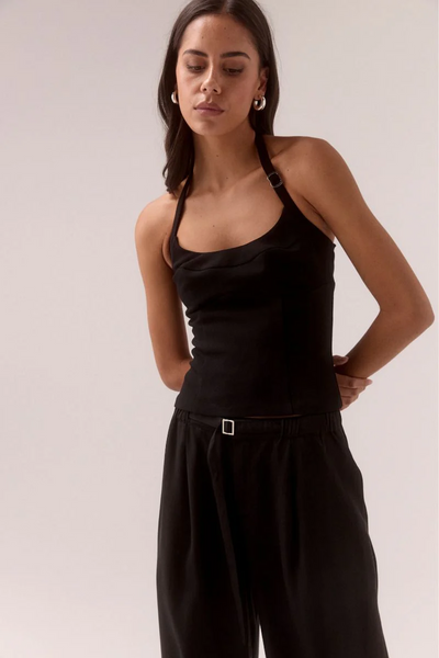 Sovere Demi Top // Black