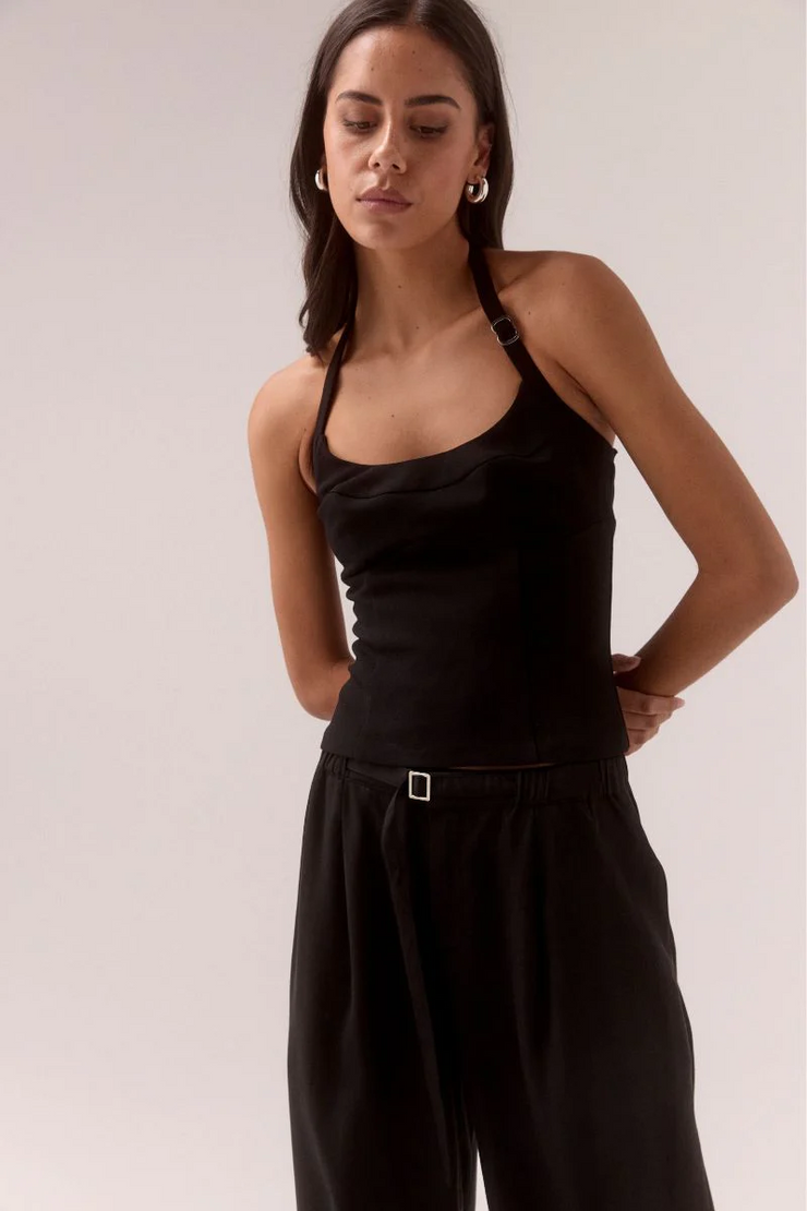 Sovere Demi Top // Black