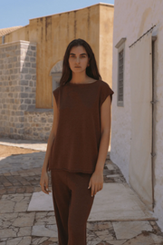 Arcaa Tie Side Top // Clay