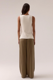 Sovere Sentiment Knit Top // Chalk