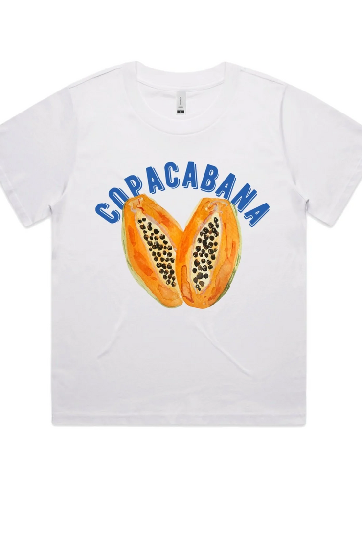 Maku The Label Copacabana Tropical Tee // White