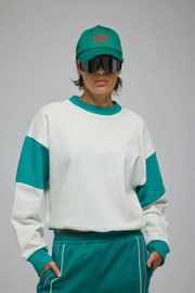 Araminta James Bisous Cap // Ocean Green