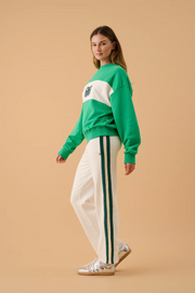 Araminta James AJ Sweatshirt // Tropical Green