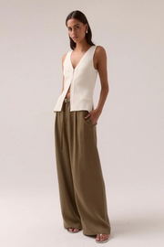 Sovere Sentiment Knit Top // Chalk