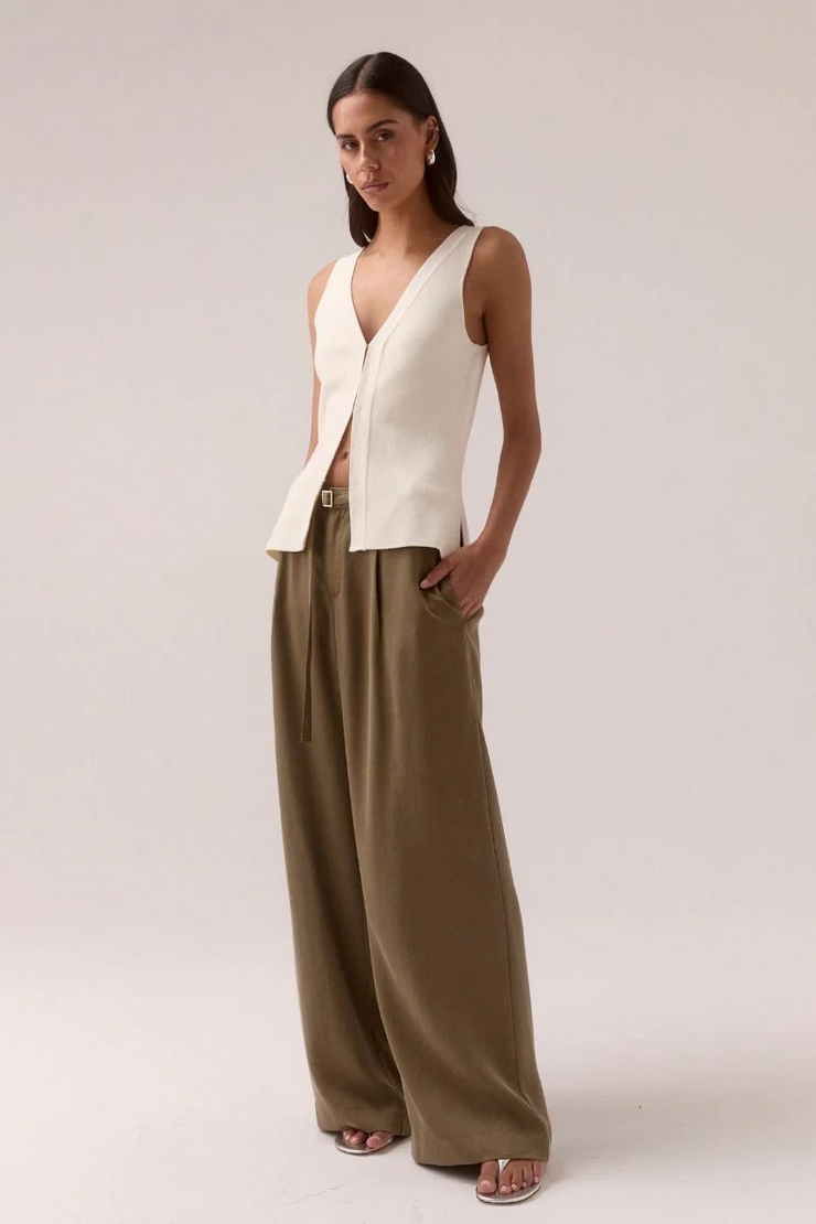 Sovere Sentiment Knit Top // Chalk