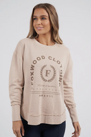 Foxwood Medalion Crew // Oatmeal