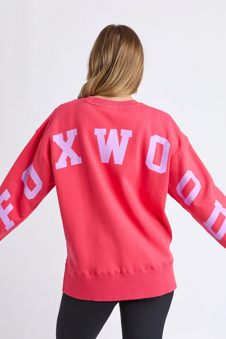 Foxwood Interval Crew // Raspberry & Neon Lilac