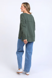 Foxwood Jayne Throw On Top // Khaki