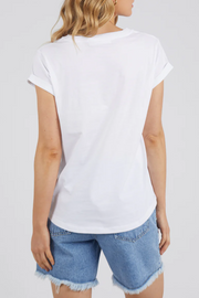 Foxwood Manly Vee Tee // White