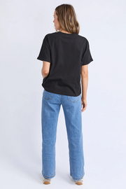 Foxwood Huntleigh Oversized Tee // Black