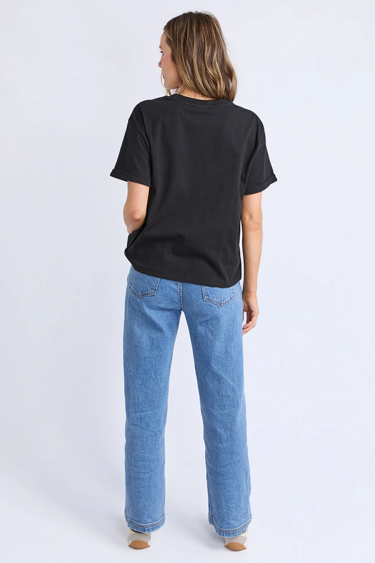 Foxwood Huntleigh Oversized Tee // Black