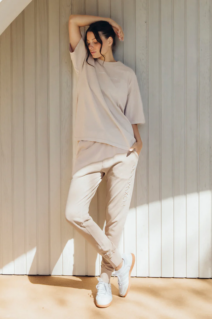 Foxwood Simplified Track Pant // Oatmeal