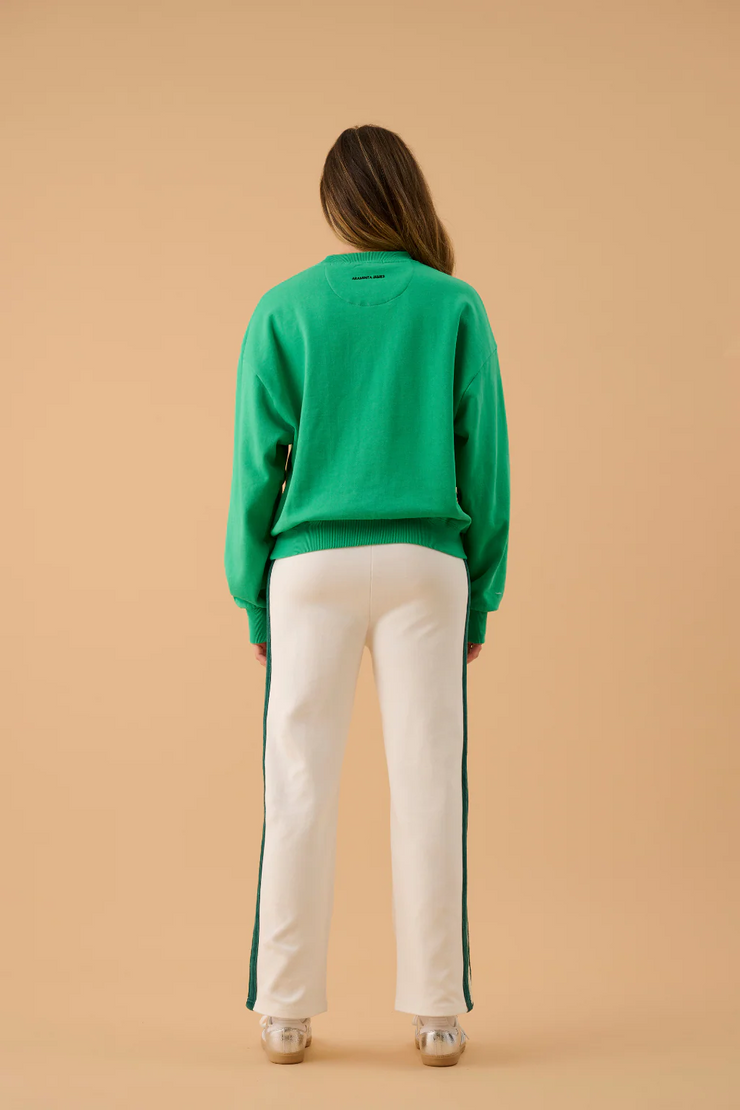 Araminta James AJ Sweatshirt // Tropical Green