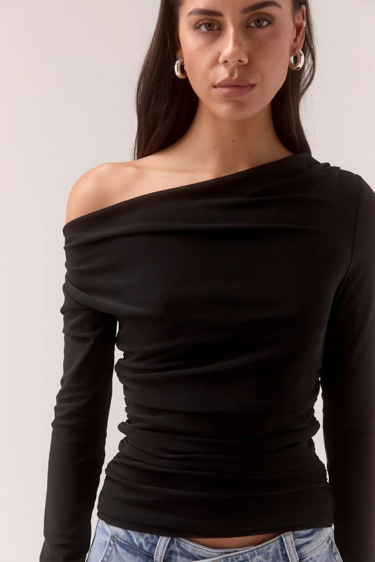 Sovere Myriad Cowl Long Sleeve // Black
