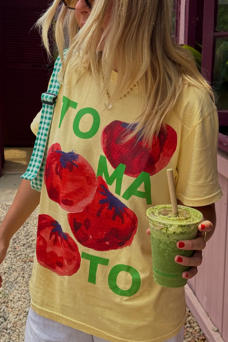 Maku The Label Tomato Tee // Butter