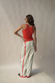 Araminta James Del Mar Pant // Lobster Red