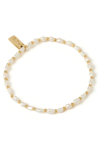 Arms Of Eve Amber Pearl Bracelet // Gold
