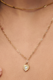 Arms Of Eve Ruby Heart Necklace // Stone