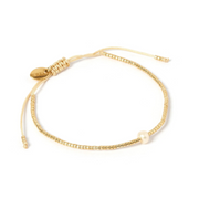 Arms Of Eve River Pearl Bracelet // Gold