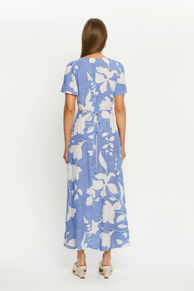 Kivari Amelie Midi Dress // Cornflower Blue