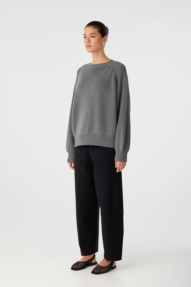 Arcaa Emery Sweater // Dark Grey Marle