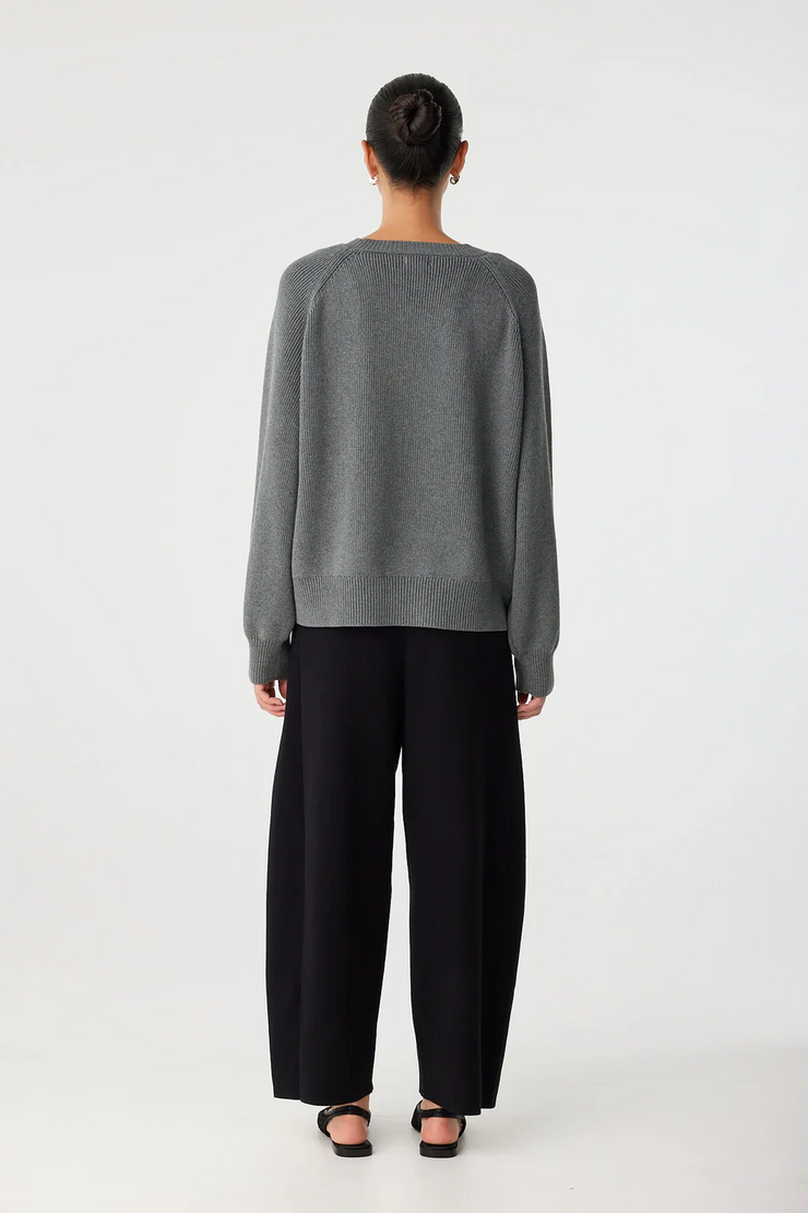 Arcaa Emery Sweater // Dark Grey Marle