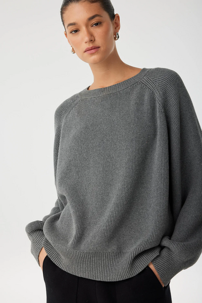 Arcaa Emery Sweater // Dark Grey Marle